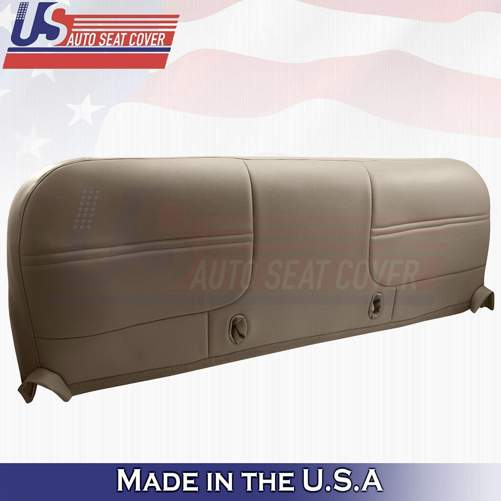 1999 2000 2001 Fits Ford F250XL WT Bench Top & Bottom Vinyl Leather Cover Tan