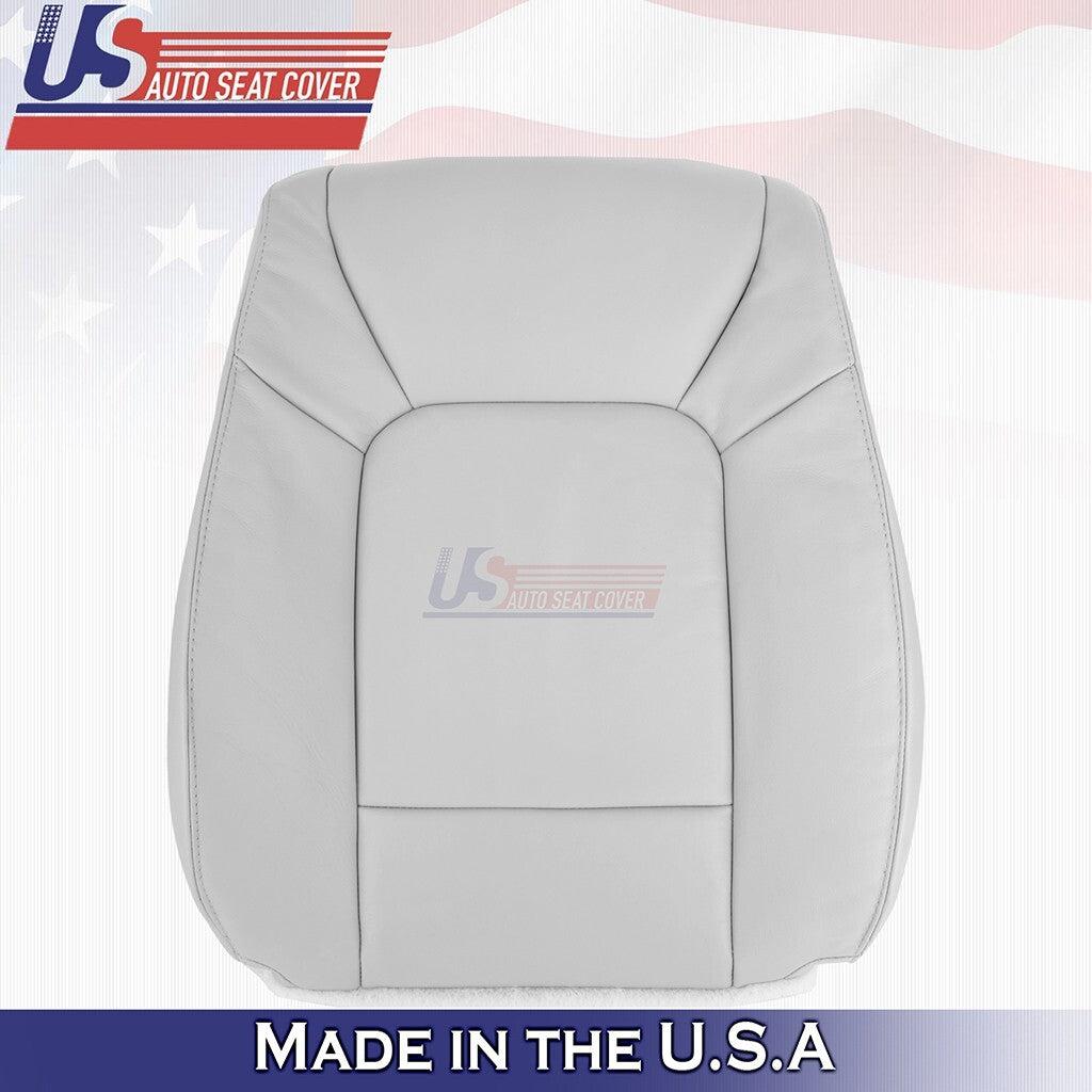2009 2010 2011 Fits Honda Pilot Driver Bottom & Top Leather Seat Cover Gray