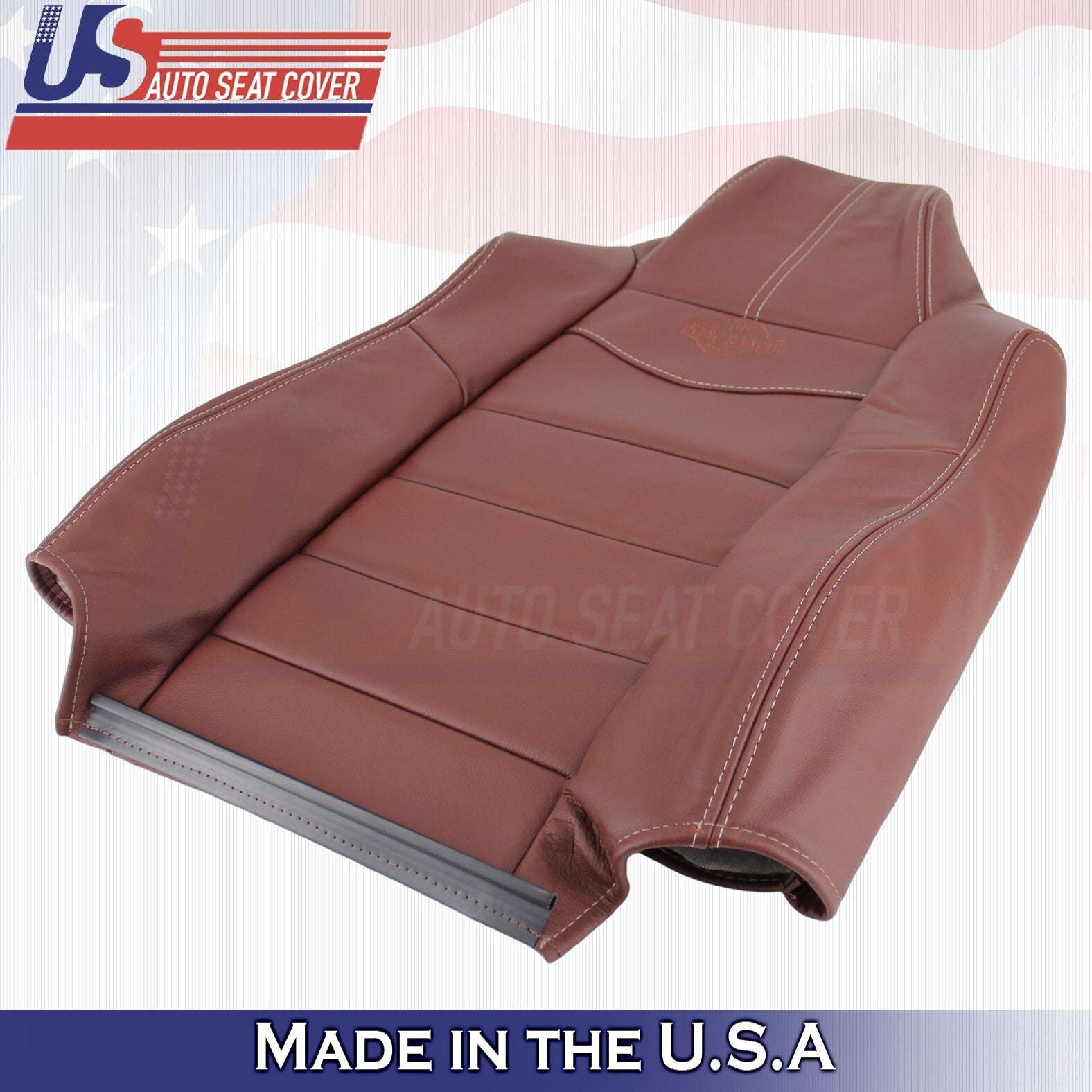 2008 to 2010 For Ford F250 F350 King Ranch Driver & Passenger Top Leather Covers