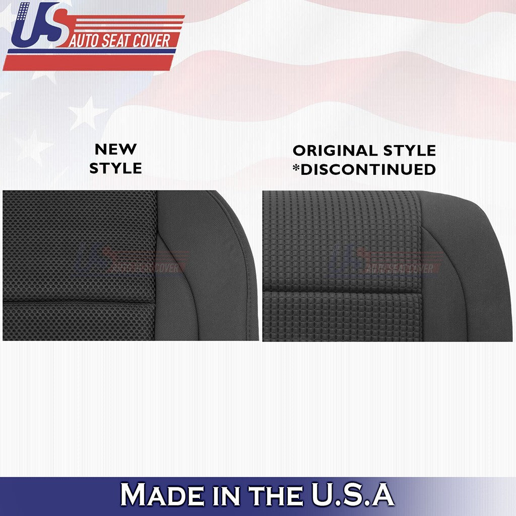 For 2007 to 2015 Nissan Armada Driver Left bottom Cloth seat cover BLACK