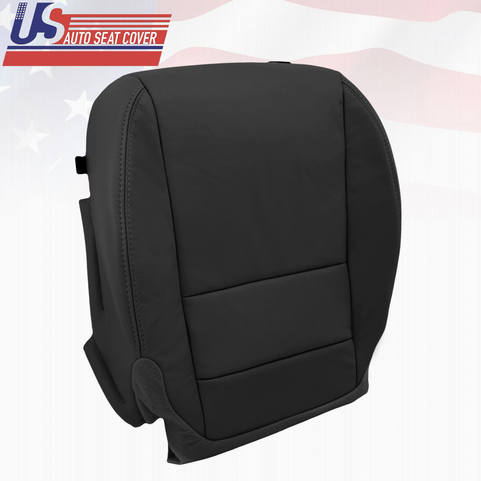 For 2007 08 09 10 11 Acura MDX Driver bottom Leather Seat Cover in shade BLACK