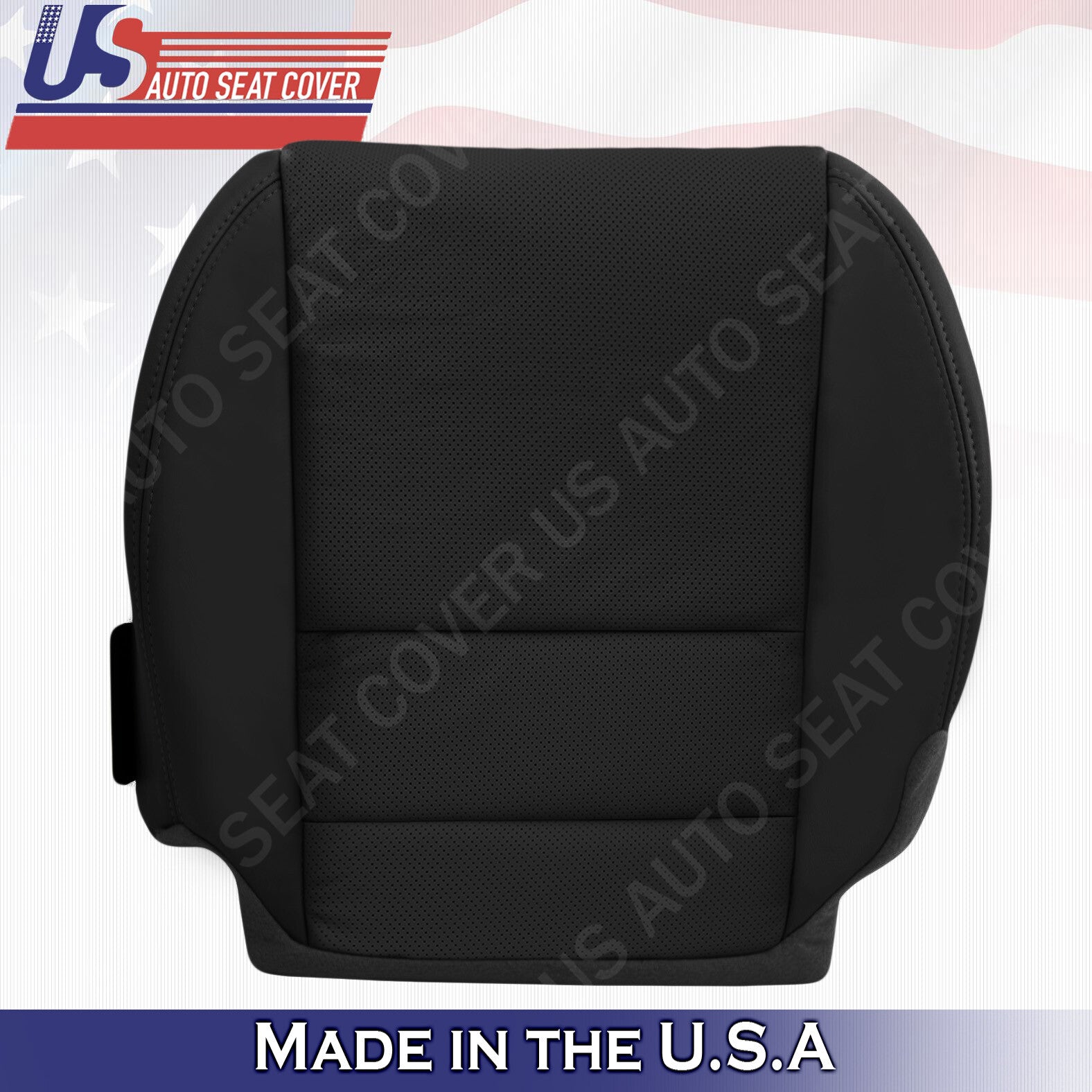 Driver Passenger Bottom seat cover Black for 2007-2012 Acura MDX