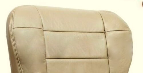2002 2003 Ford F-150 Lariat XLT Super Crew Driver Bottom Leather Seat Cover Tan