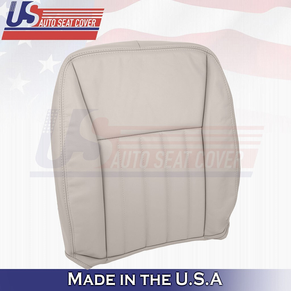 2003 to 2005 Fits Lincoln Town Car Front Set Bottoms &Tops Leather Cover Tan