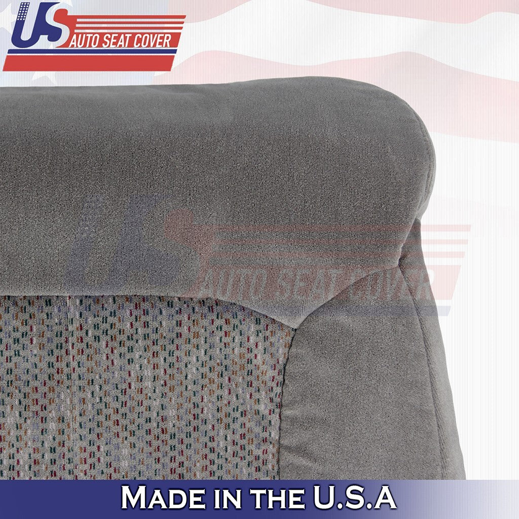 2000 2001 2002 For Chevy Tahoe Suburban Passenger Top & Bottom Cloth Cover Gray