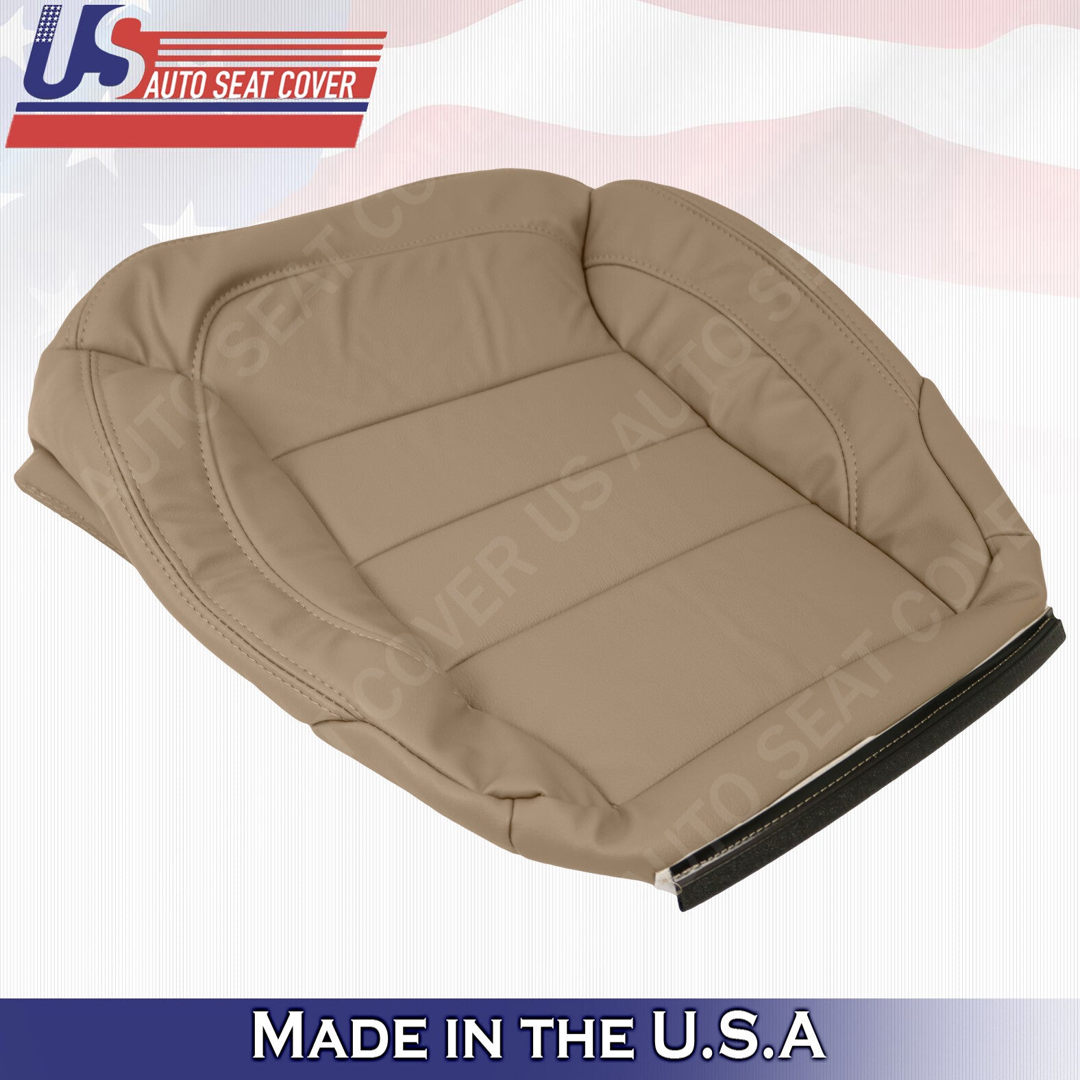 FOR 2014 2015 Mercedes Benz ML350 ML250 Driver Bottom Solid Leather Cover TAN