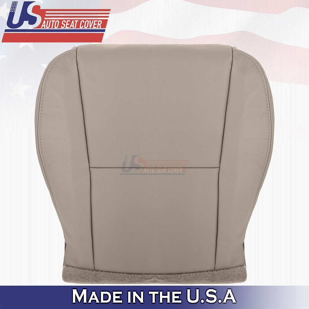 2002 -2006 Fits Toyota Camry Driver Side Bottom Leather Seat Cover Taupe