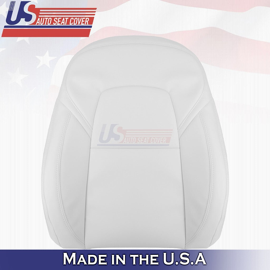 2020 to 2024 For Tesla Model Y Driver &Passenger Bottoms-Tops Vinyl Cover White
