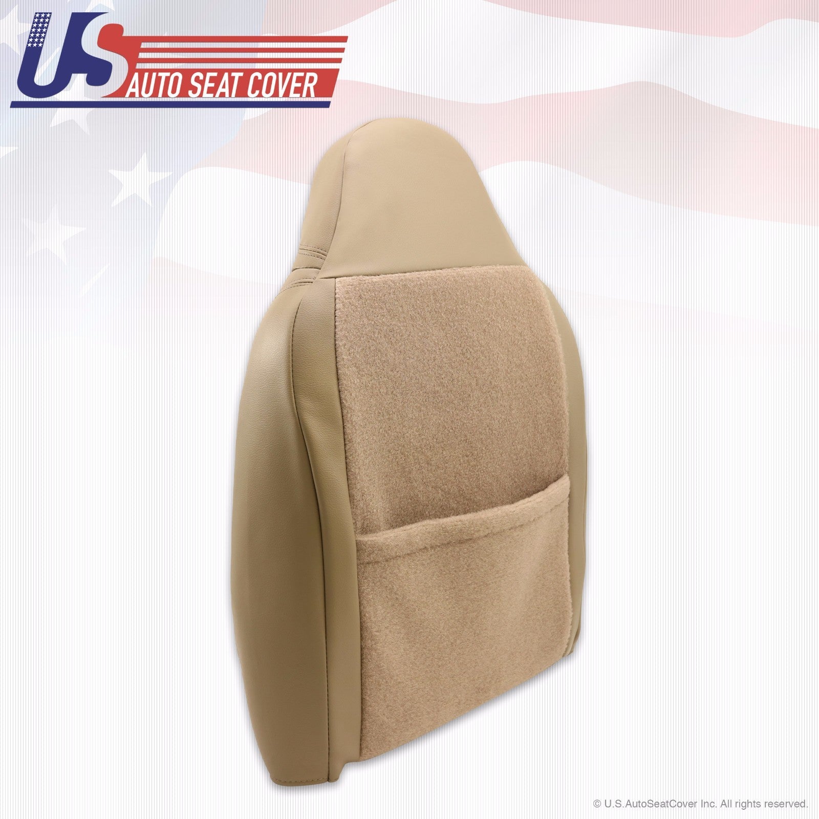 1999 Ford F250 Lariat Passenger Lean Back Replacement Leather Cover Prairie Tan