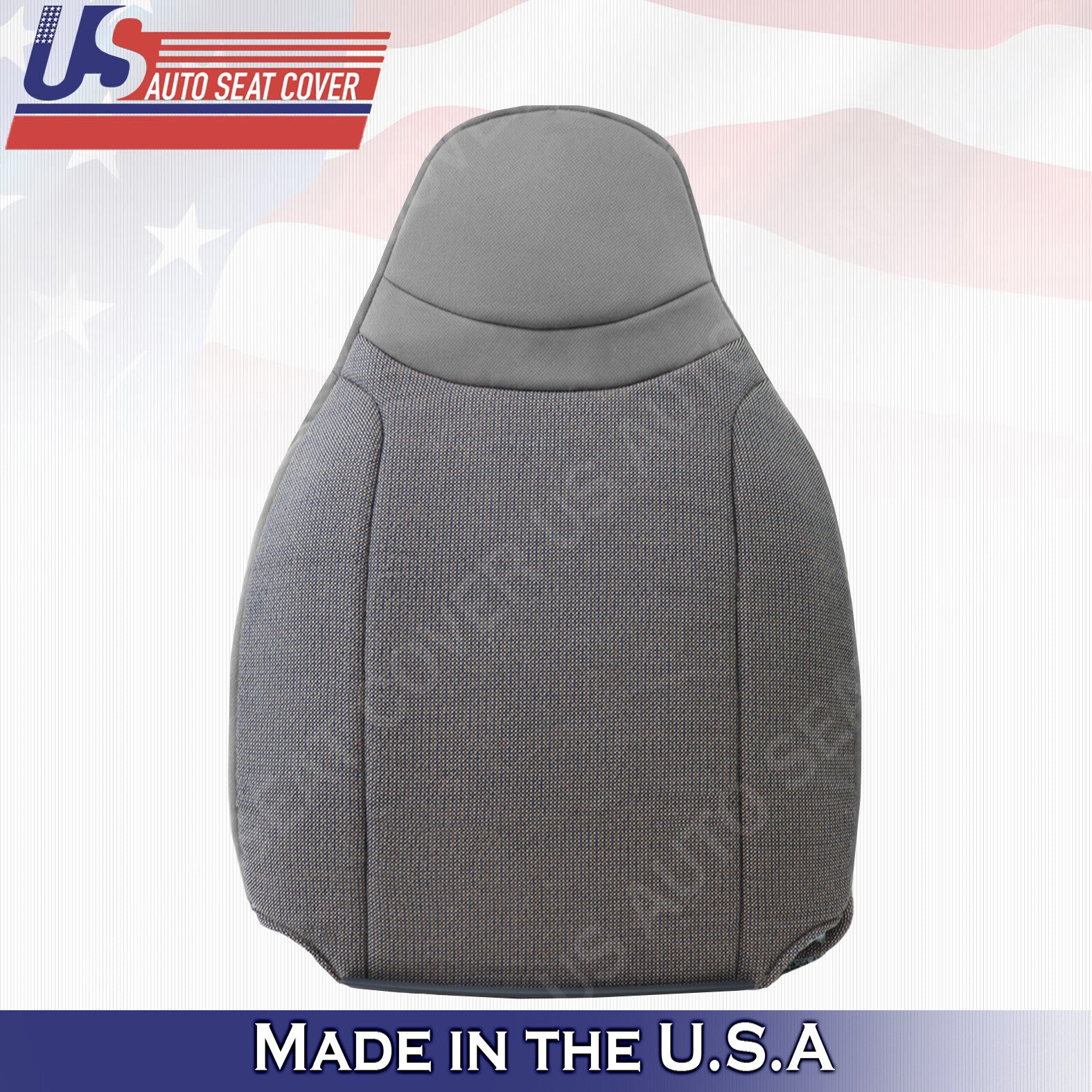 2000 to 2002 Fits Ford Ranger XL Driver & Passenger Tops Cloth Seat Cover Gray