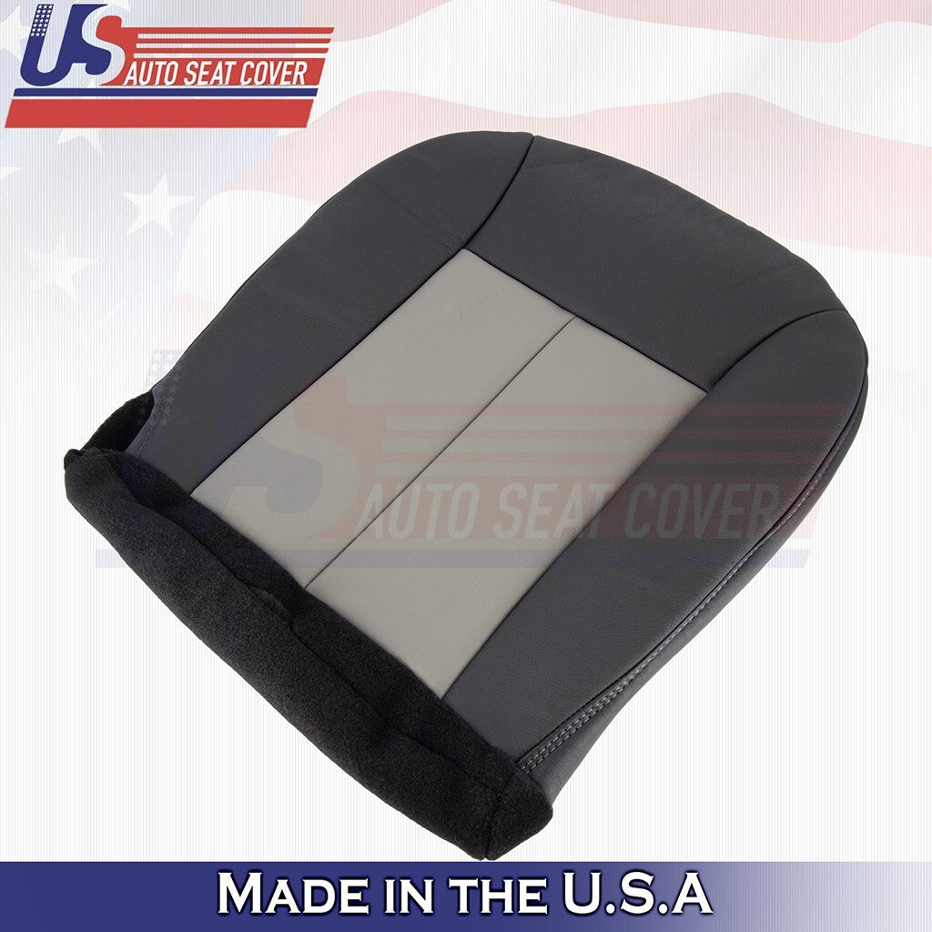 2002 to 2004 For Jeep Grand Cherokee Front Set Bottoms Leather Cover 2Tone Gray