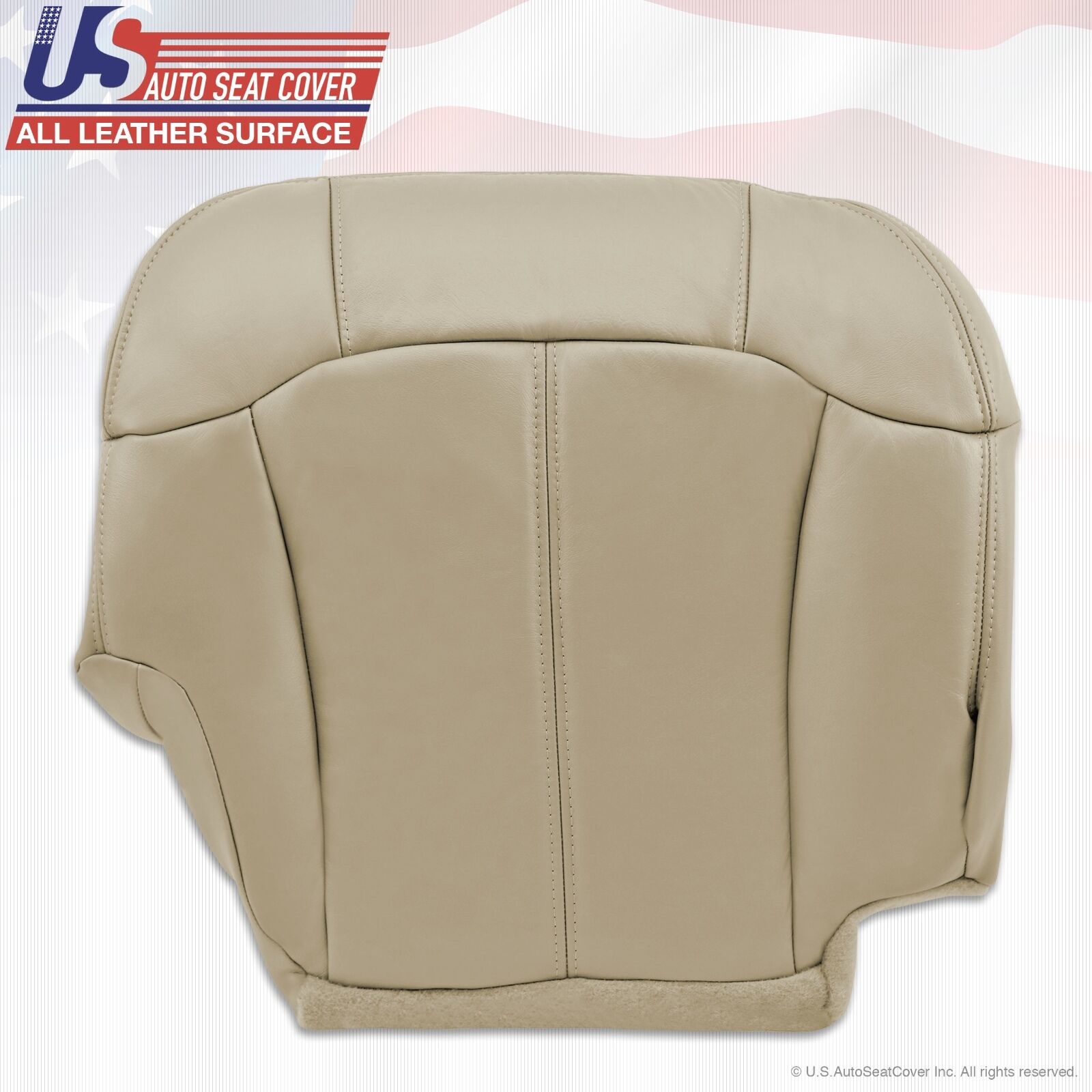 1999 2000 2001 2002 Chevy Tahoe Suburban Upholstery leather seat cover Light Tan