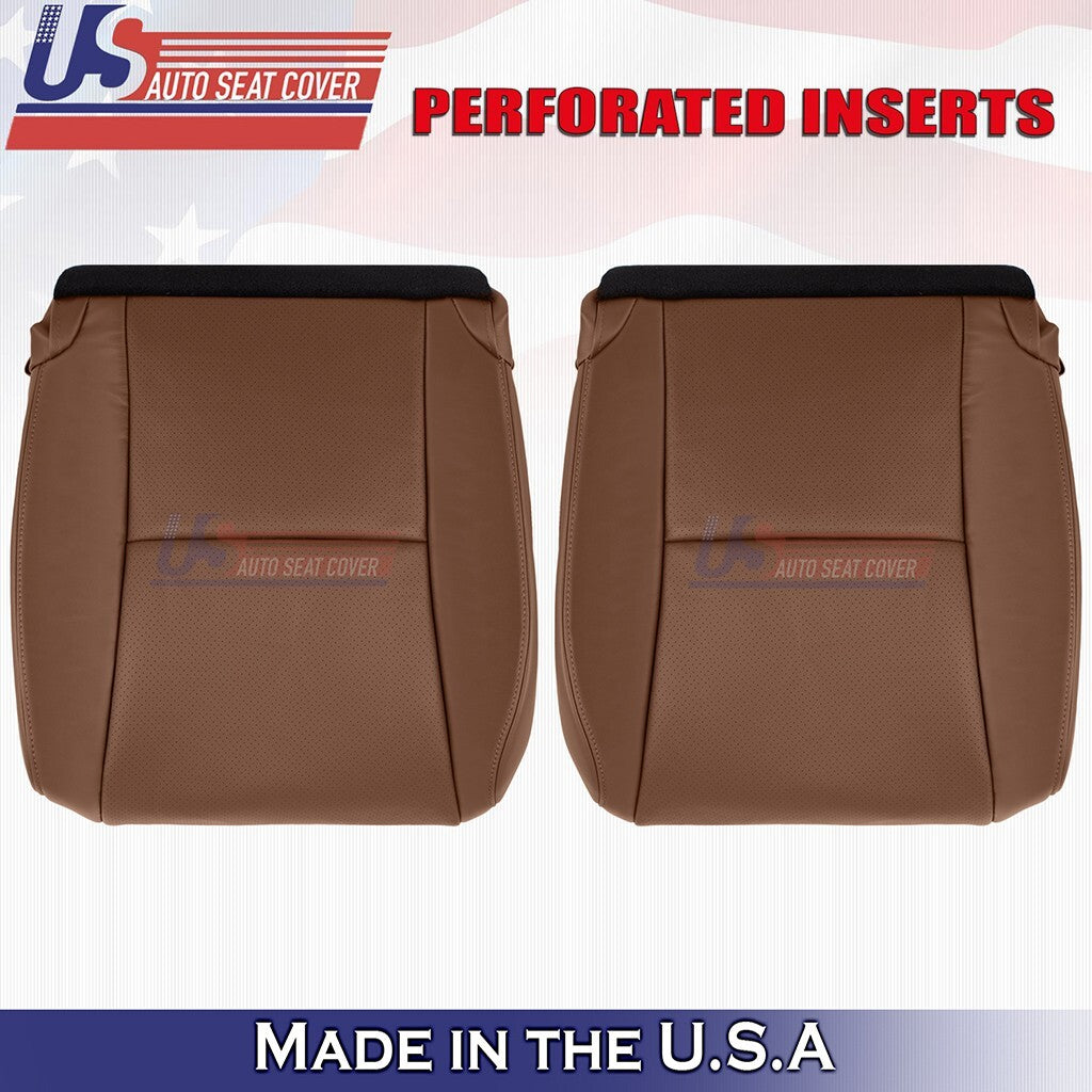 2013 2014 2015 Fits Lexus RX450h Front Set Bottoms Perf Leather Cover Saddle