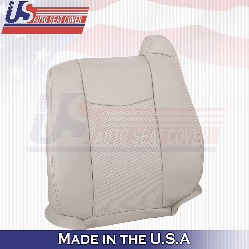 2004 to 2009 For Cadillac SRX Front Driver Top Bottom Leather Cover Shale