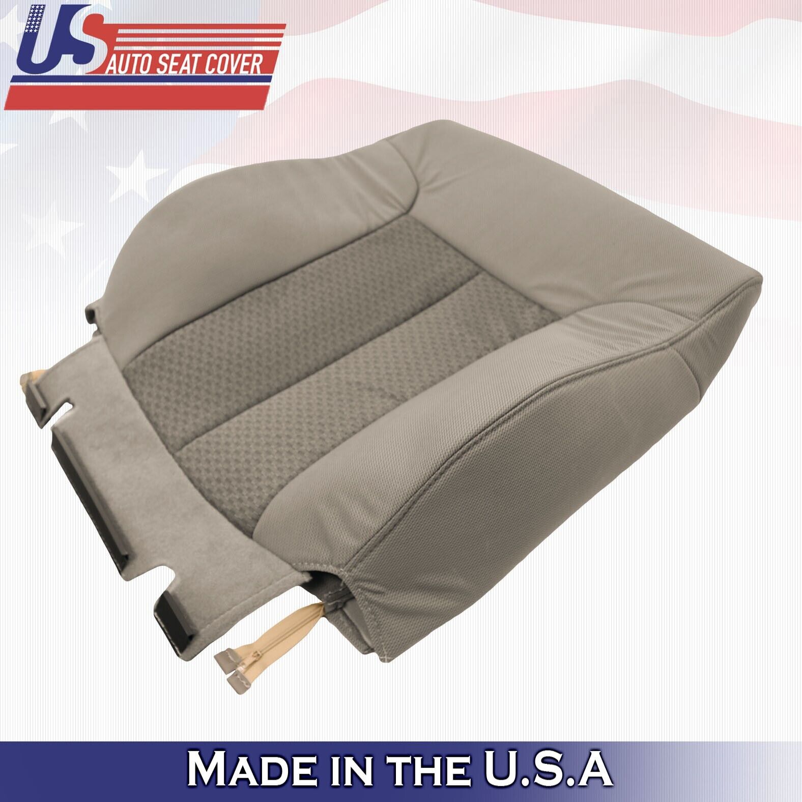 2011 2012 2013 2014 FITS Ford F150 Front DRIVER Top Cloth Seat Cover Adobe Tan