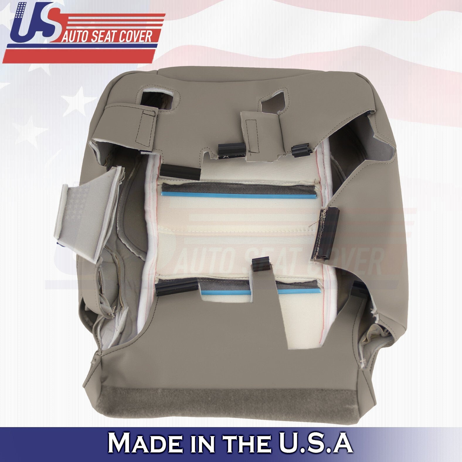 2019 For GMC Yukon Denali 2nd Row Driver & Passenger Bottom Leather Covers Tan