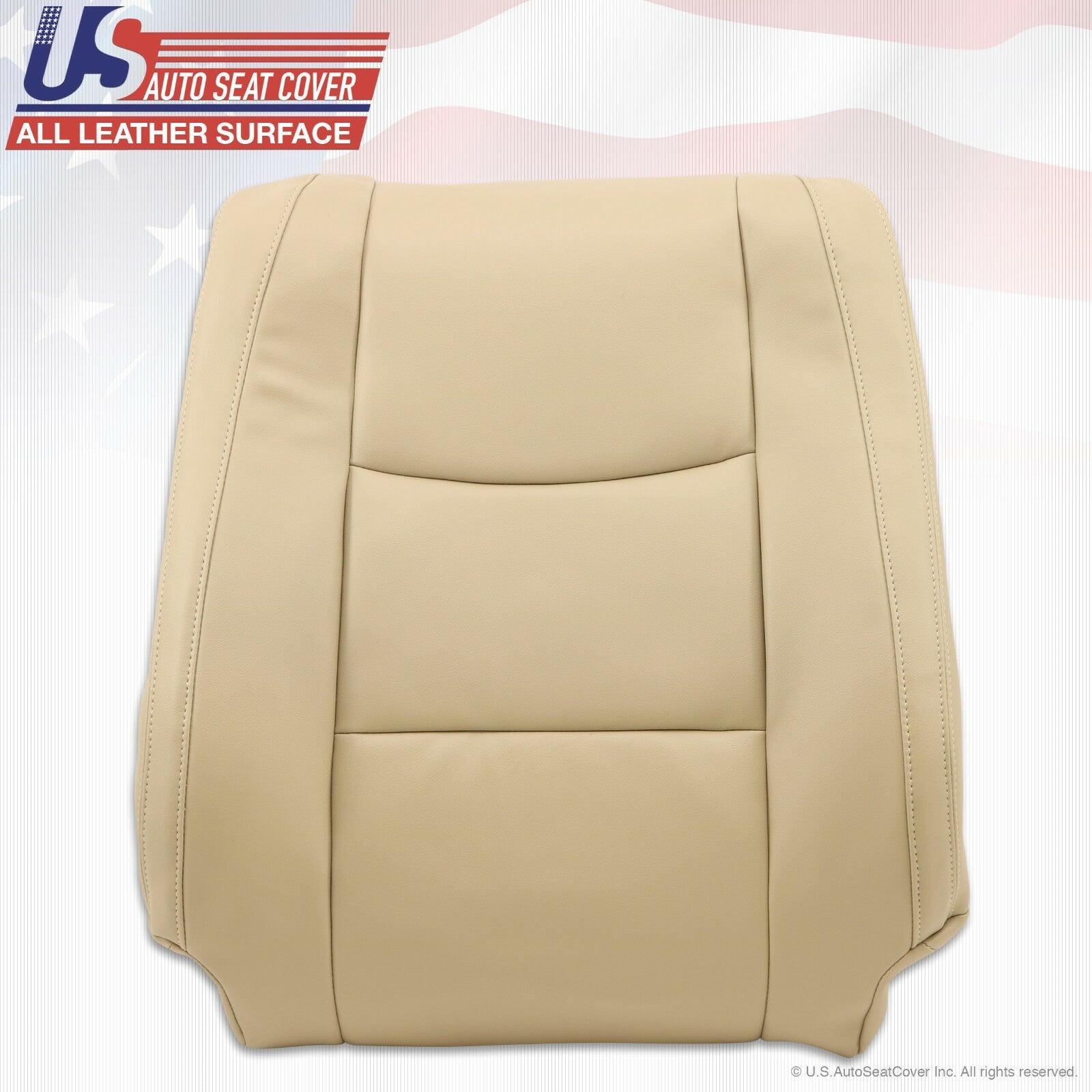 DRIVER PASSENGER SET Leather Seat Cover TAN Fits 2003 to 2009 Lexus GX470