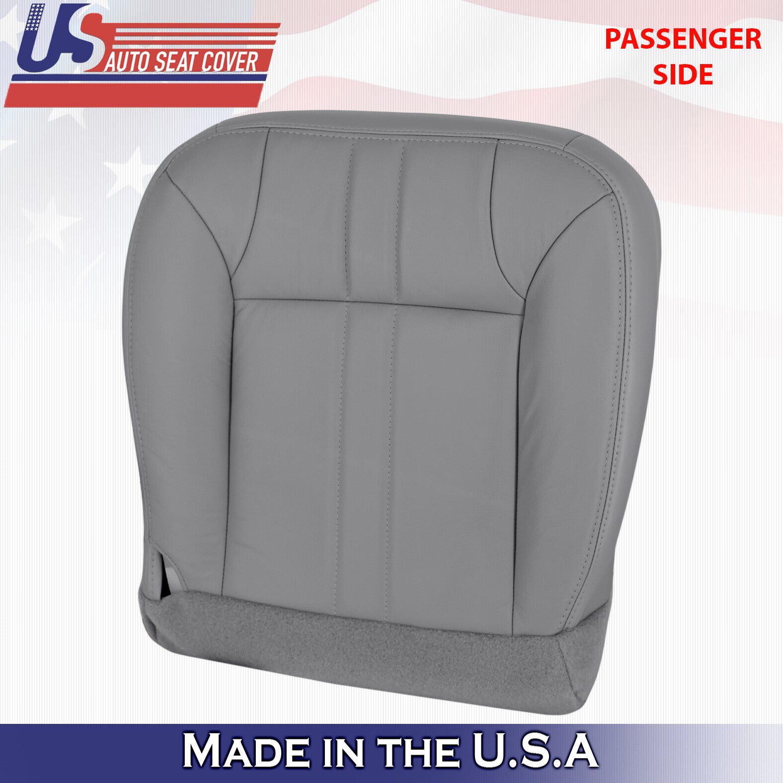 2000 For Ford Excursion Limited XLT Passenger Top & Bottom Leather Covers Gray