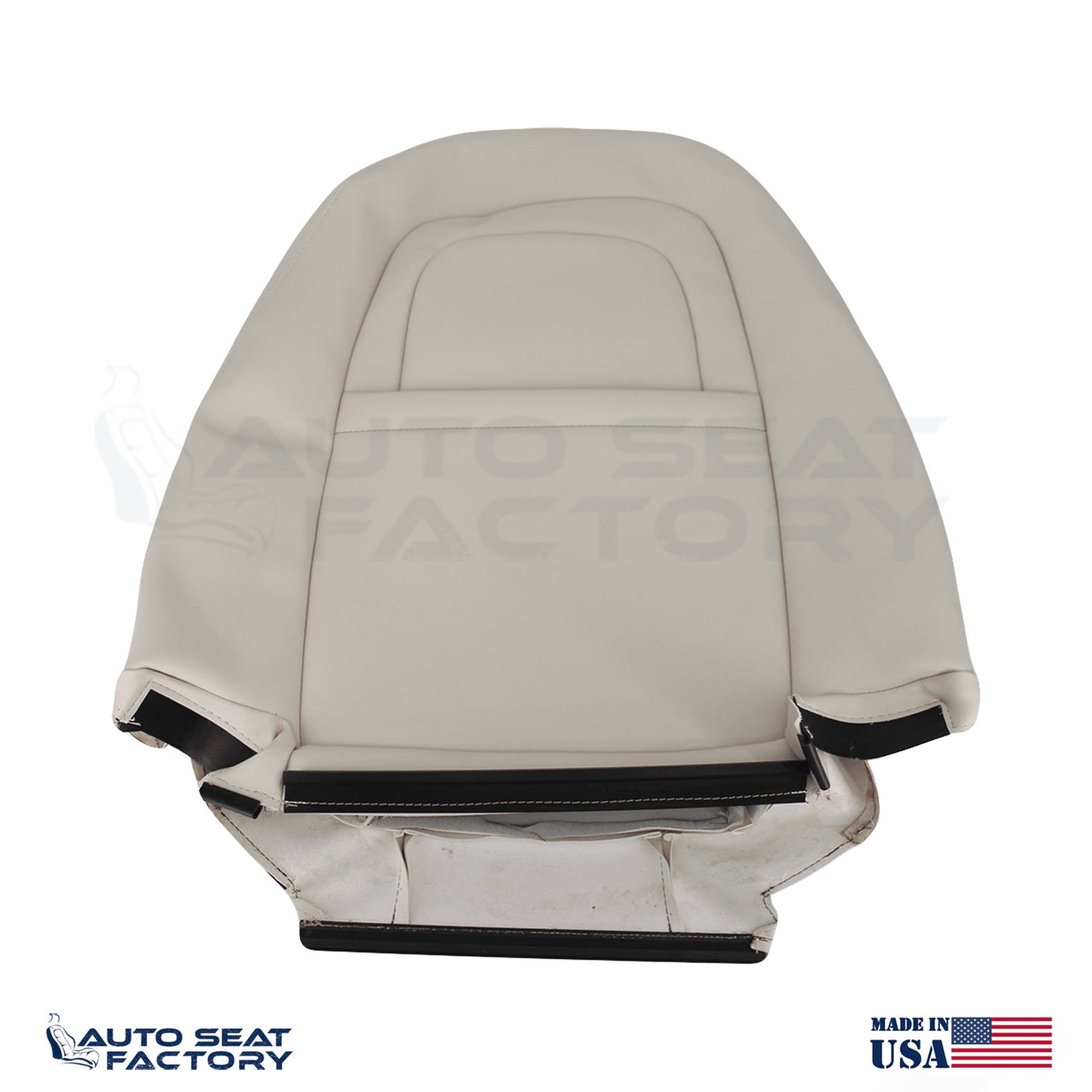 Replacement Fits 2007 - 2010 Volvo C70 Driver Side Top Cream Vinyl Seat Cover
