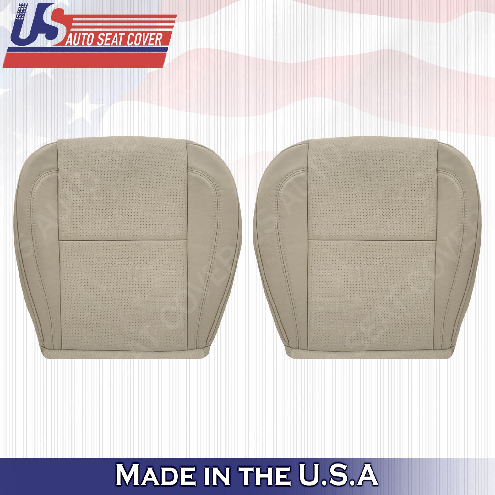 Fits For 1998 -2005 Lexus GS300 GS400 GS430 Bottoms Perforated Leather Cover Tan