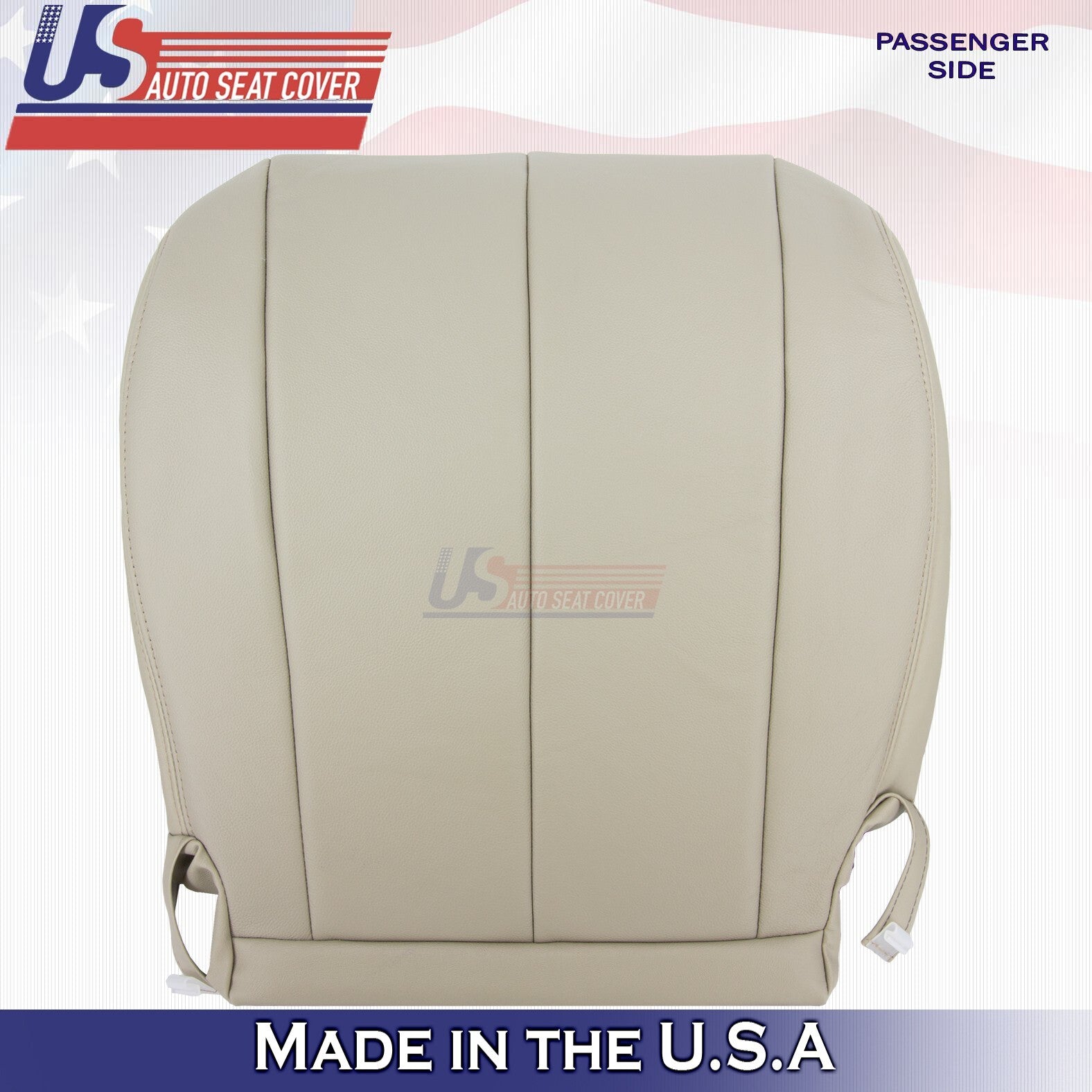 2011 to 2014 Fits Toyota Sienna Passenger Side Bottom Leather Seat Cover Tan