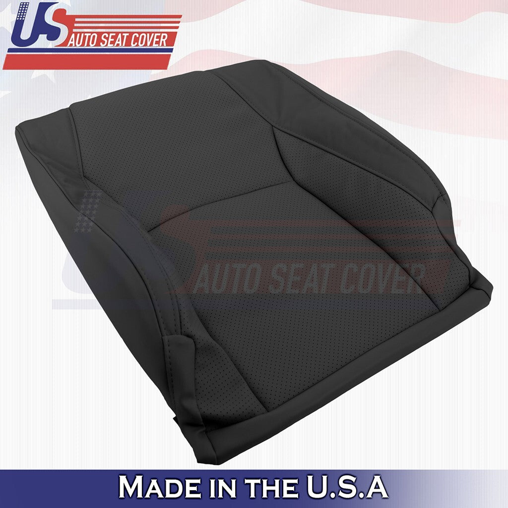 2003 to 2009 For Lexus RX350 Passenger Top&Bottom Synth Leather Perf Cover Black