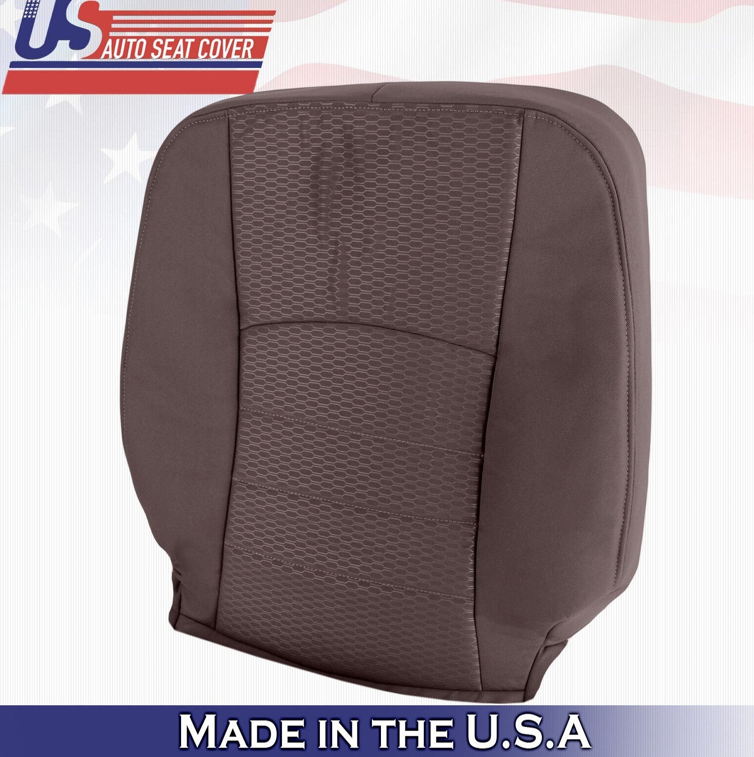2013 2014 2015 For Dodge Ram 4500 5500 SLT Driver Top Cloth Seat Cover Brown