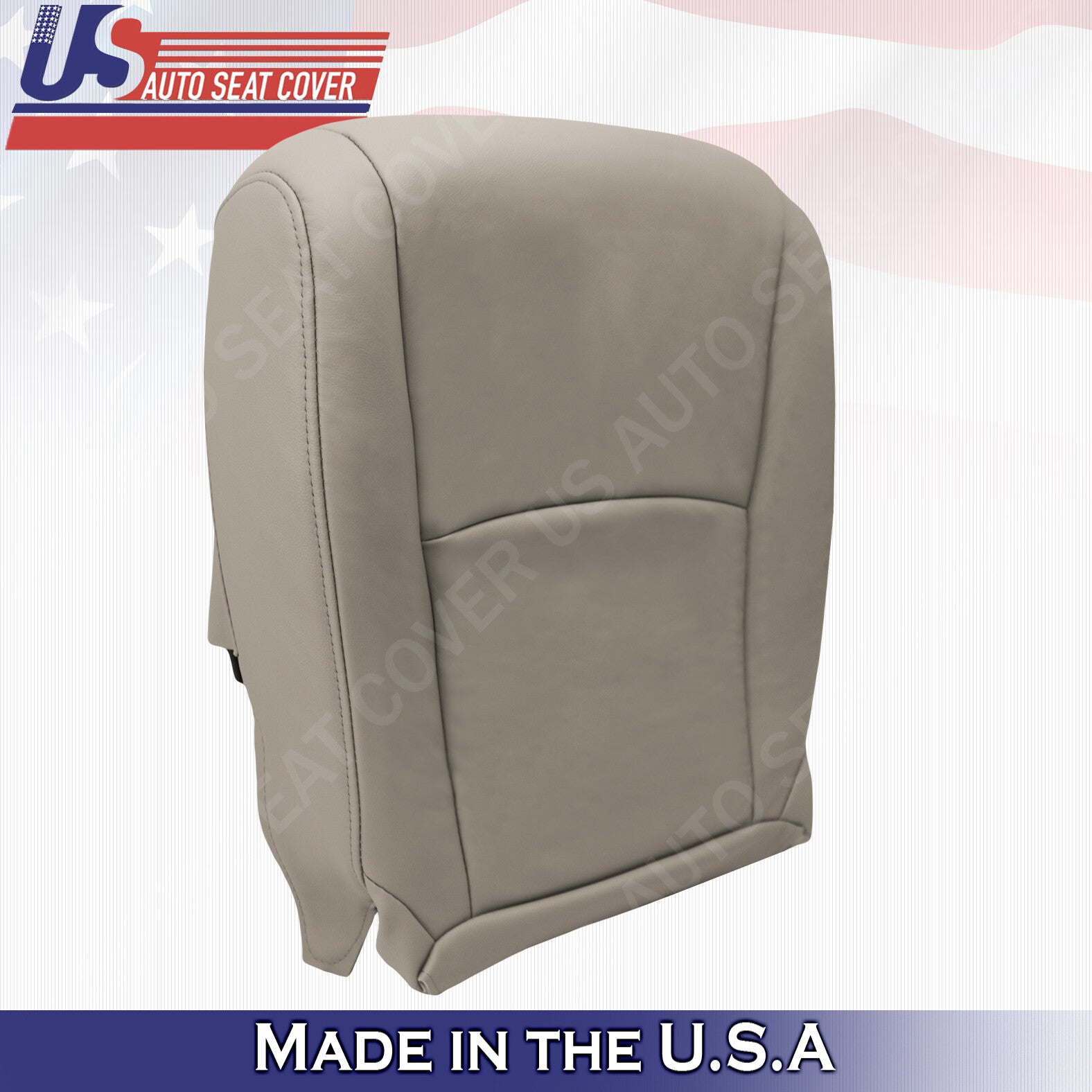 2008 to 2013 For Toyota Highlander Front Passenger Bottom Leather Seat Cover Tan