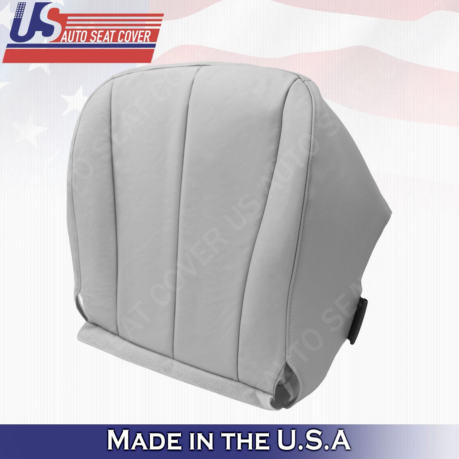 2007 to 2011 For Toyota Camry Passenger Side Bottom Leather Seat Cover in Gray