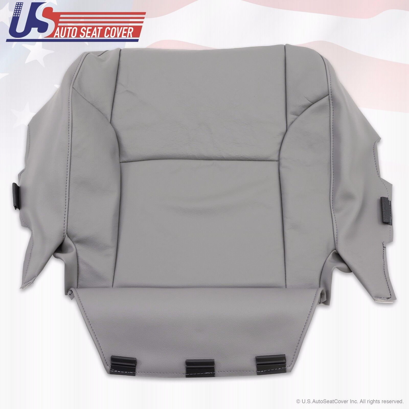 Front Driver Bottom Synthetic Leather Seat Cover Gray For 2007 08 Toyota 4Runner