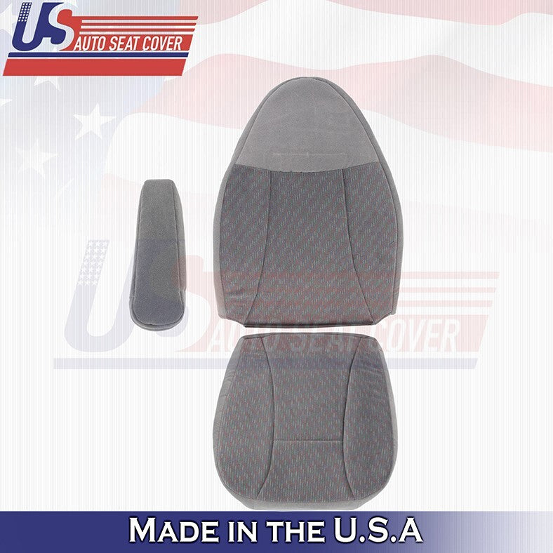 1992 - 1996 Fits Ford Bronco XLT Driver Bottom/Top/Armrest Cloth Covers Gray