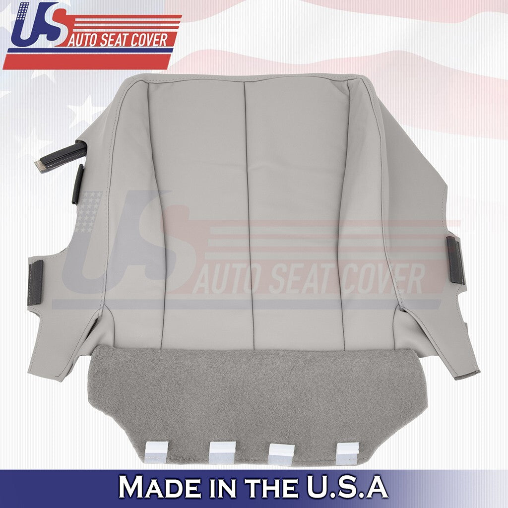 2007 to 2011 Fits Toyota Camry Driver Bottom & Top Leather Seat Cover Gray