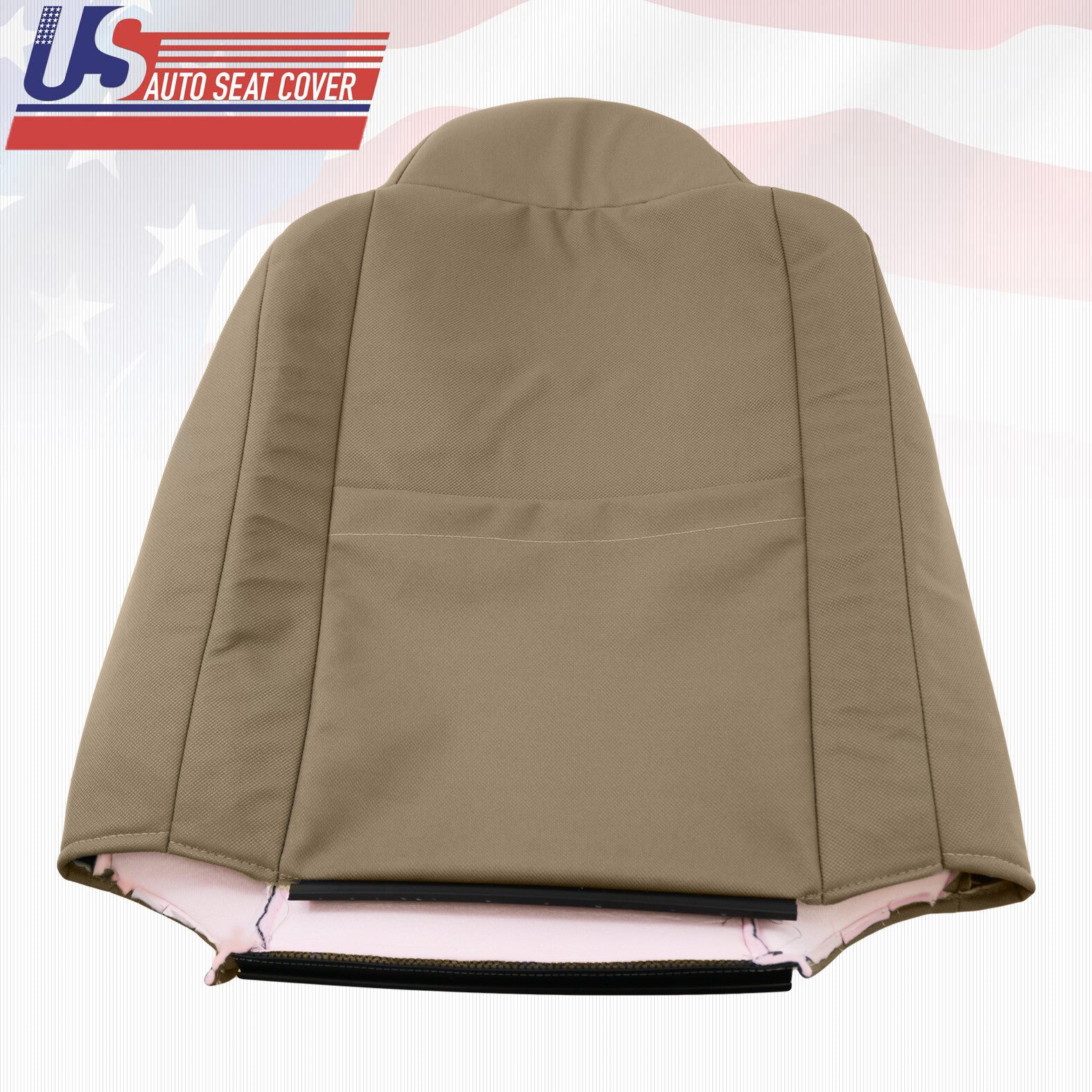 2003 2004 2005 Ford F250 F350 Driver Top Cloth Seat Cover Pebble Tan