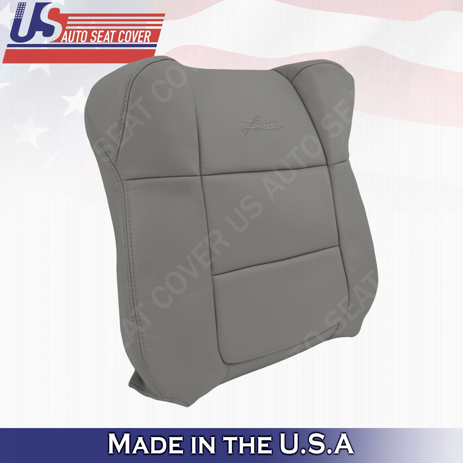 2001 2002 2003 Ford F150 Lariat Driver TOP Replacement Leather Cover Gray