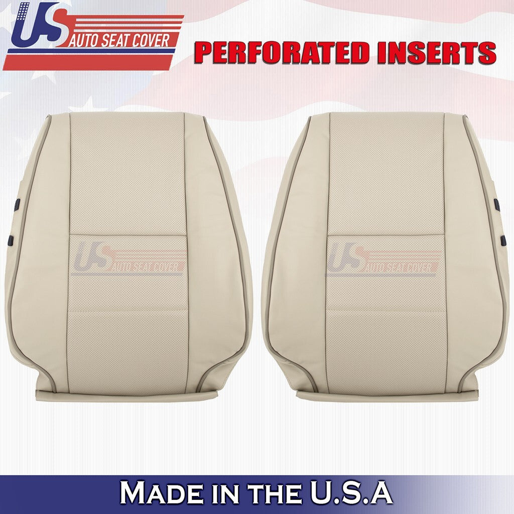 2001 to 2005 For Lexus IS300 Driver& Passenger Tops Perf Leather Cover Tan