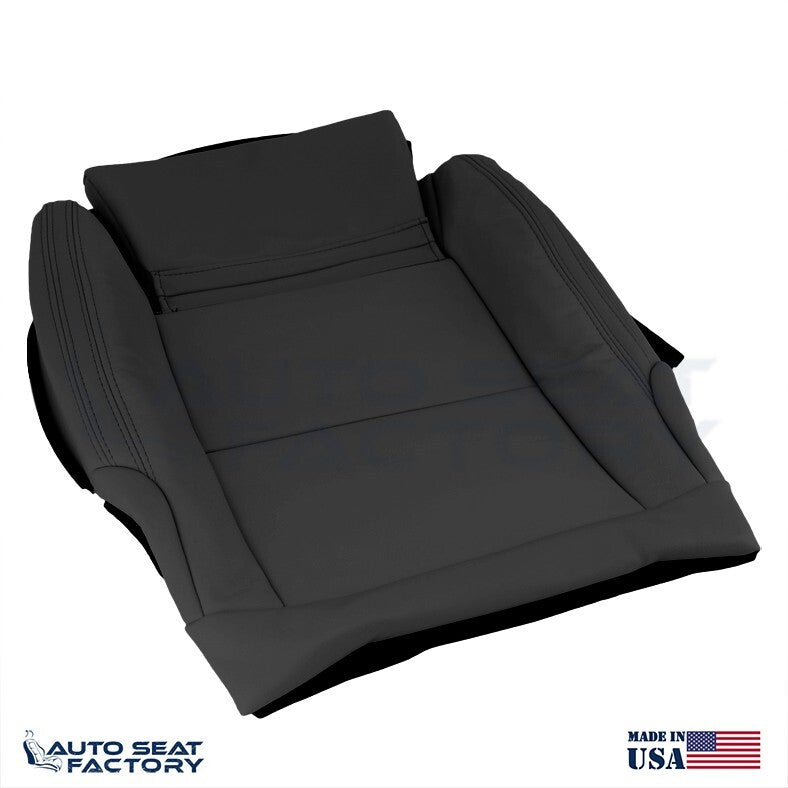 Replacement Fits 2016 - 2019 Mercedes CLA PASSENGER Bottom Blk Vinyl Seat Cover