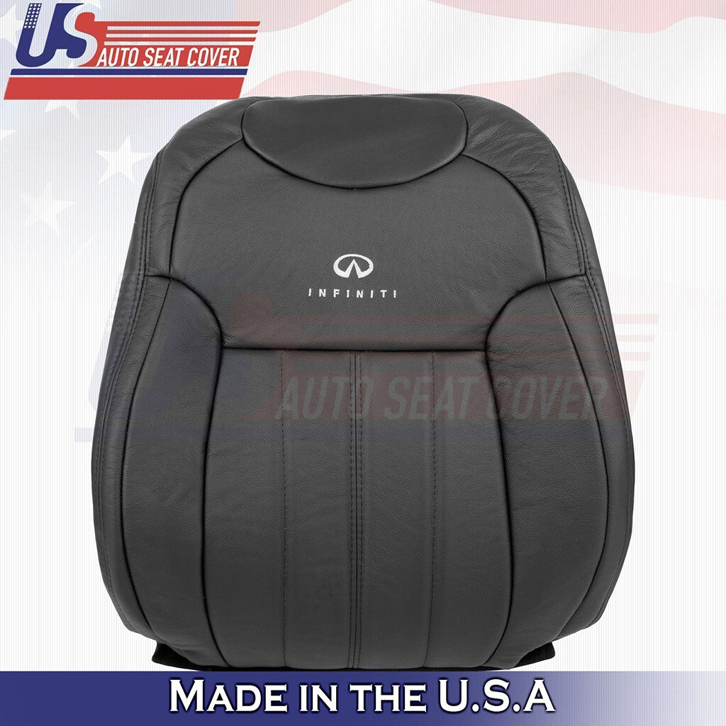 2015 2016 2017 Fit Infiniti FX35 FX37 FX50 Driver Upper Leather Cover Black