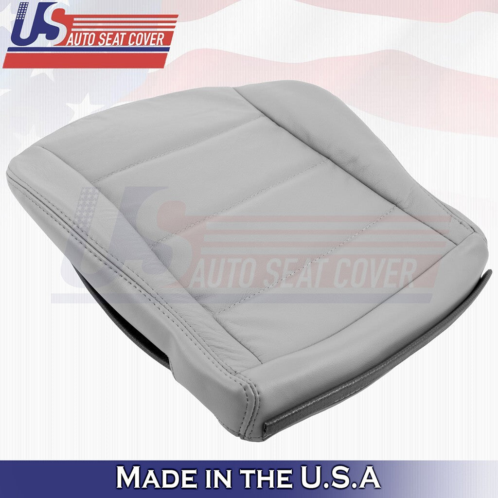 1999 to 2004 For Volkswagen Jetta Driver Bottom & Top Vinyl Seat Cover Gray