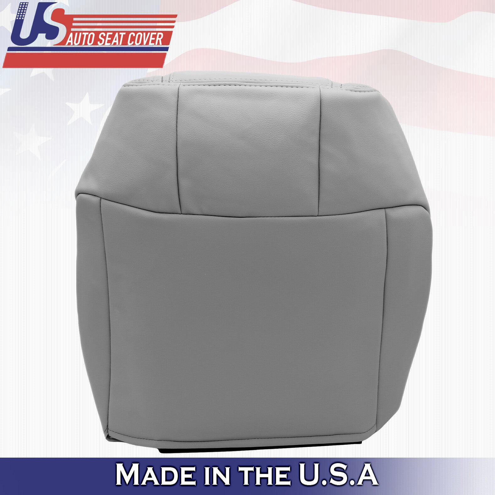 2005 to 2009 For Ford Mustang V6 Driver Side Top Leather Seat Cover in Gray