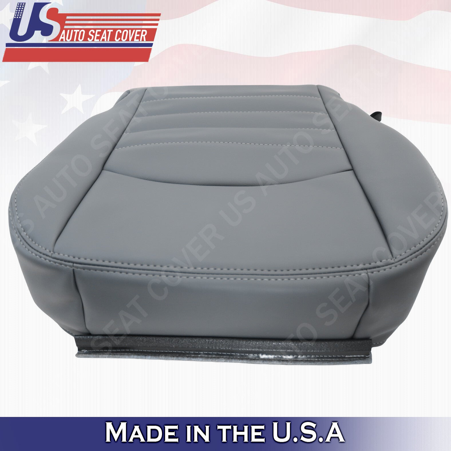 2016-2018 Fits Dodge Ram 2500 ST Base- BOTTOMS Vinyl Seat Cover Replacement Gray