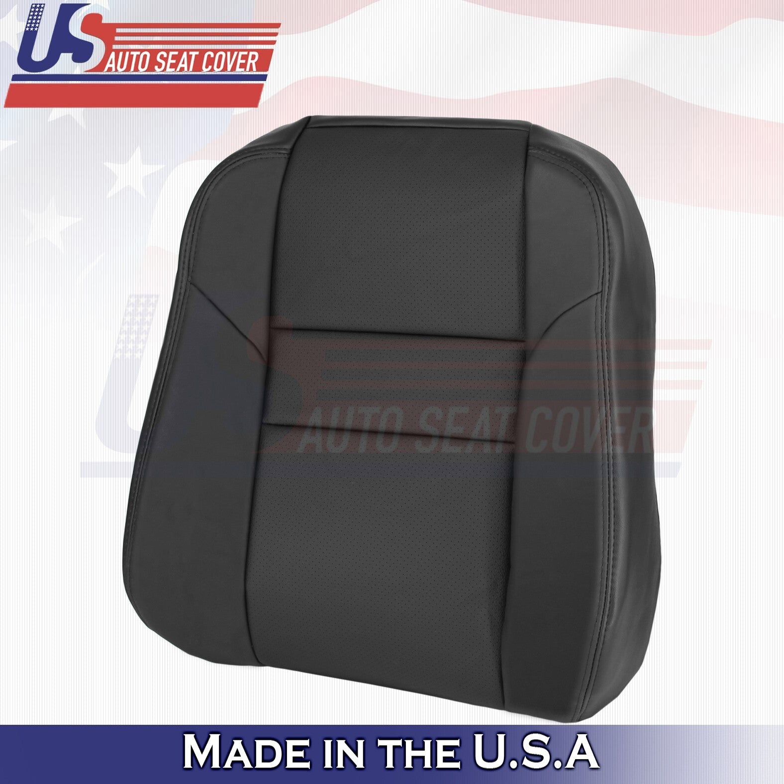 2004 2005 2006 2007 2008 For Acura TSX Passenger Top Perf Leather Seat Cover BLK