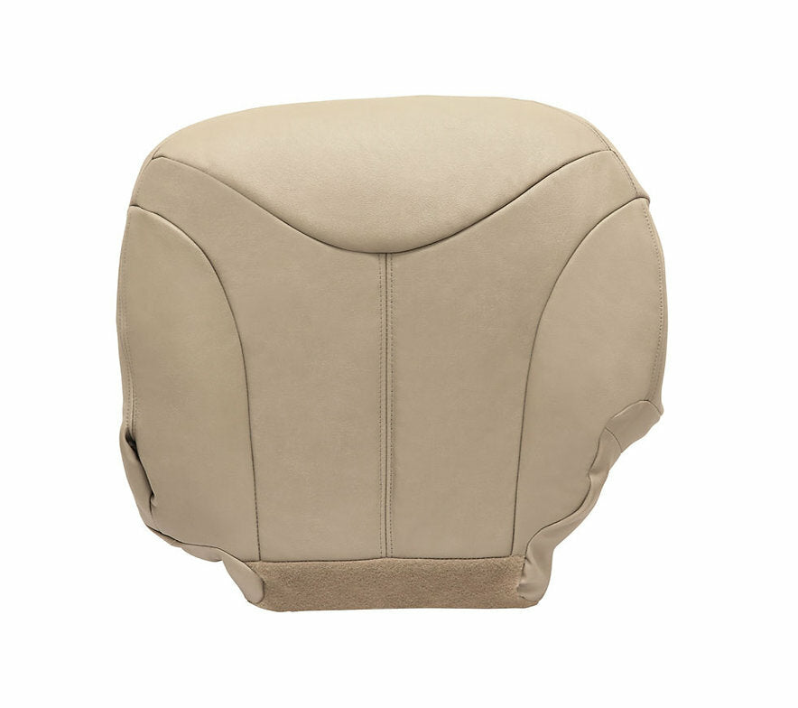 For 2000 2002 GMC Yukon XL SLT Driver Bottom Replacement Leather Seat Cover TAN