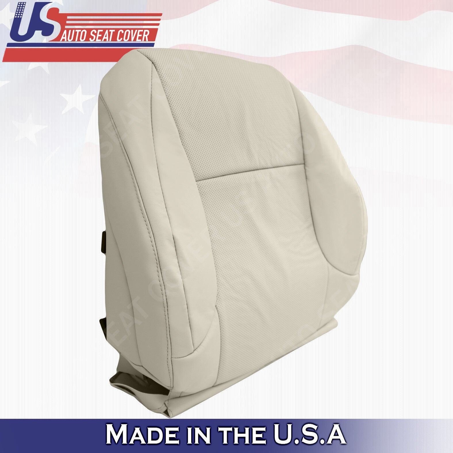 Fits 2010 - 2017 Lexus GX460 Passenger Top Perf. Leather Seat Cover Light TAN