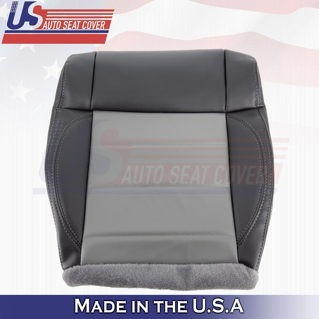 2007 For Jeep Wrangler Passenger Bottom Synthetic Leather Cover Dk/Md Slate Gray