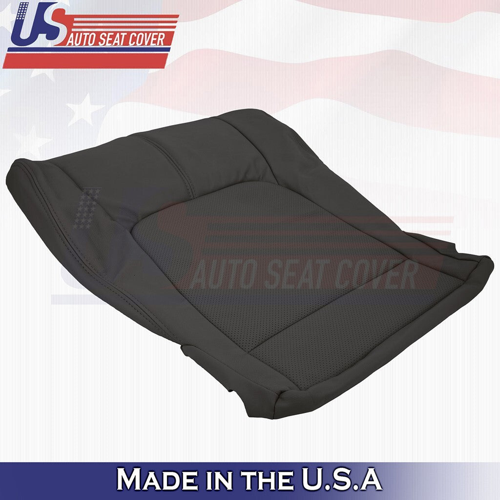 2009 to 2014 Fits Nissan Murano Passenger Bottom Leather Seat Cover Black
