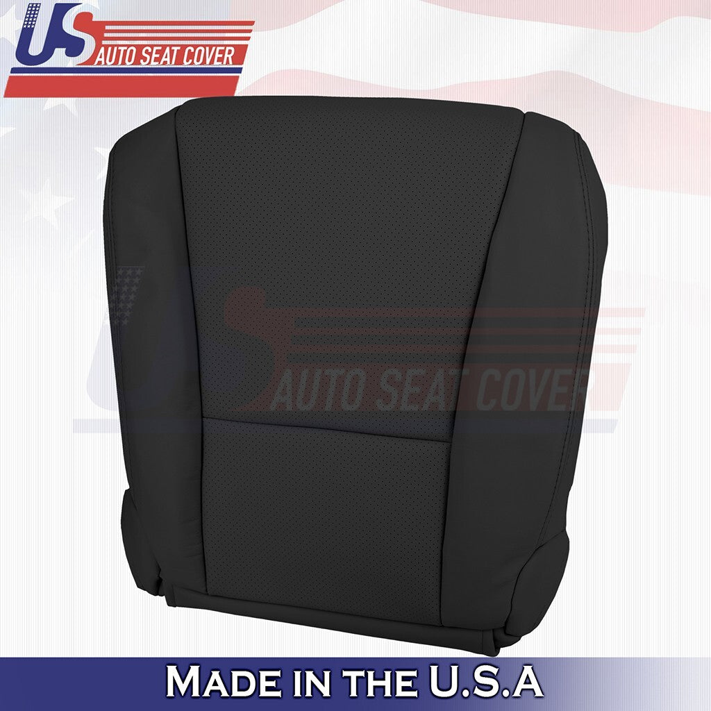 2007 to 2012 For Lexus LS600h Driver & Passenger Bottoms Leather Cover Black
