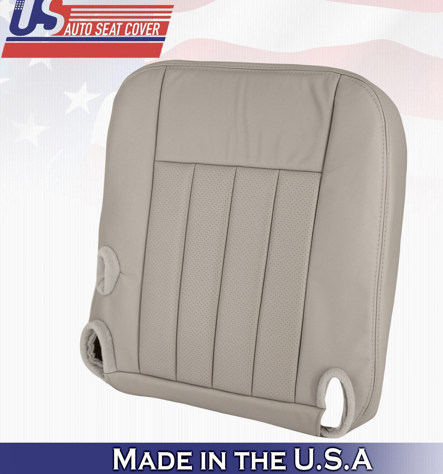 2003 to 2005 For Lincoln Town Car Signature Passenger Bottom Leather Cover Gray