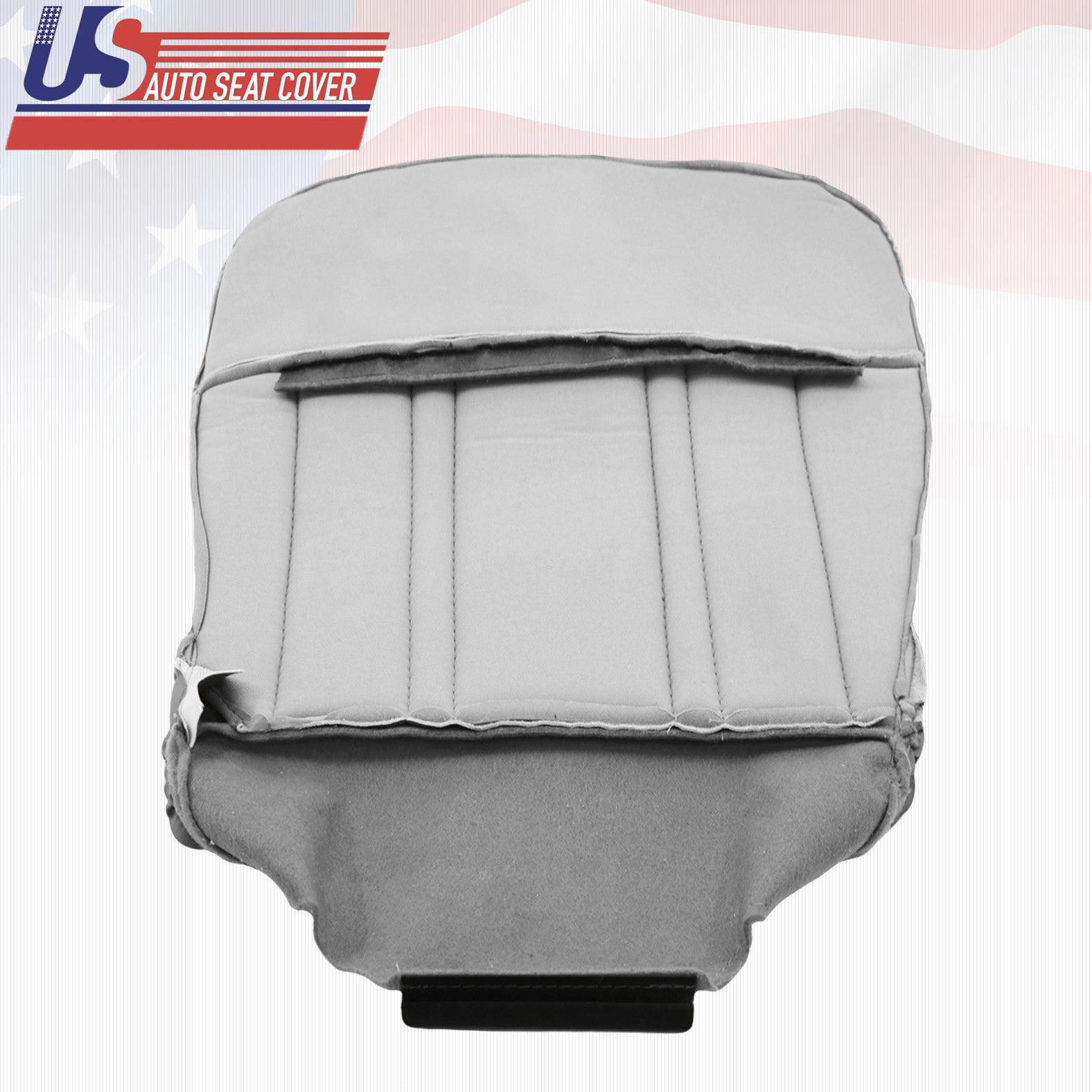 1998 Ford F-150 Lariat Driver Bottom Leather Seat Cover "Med Graphite Gray"