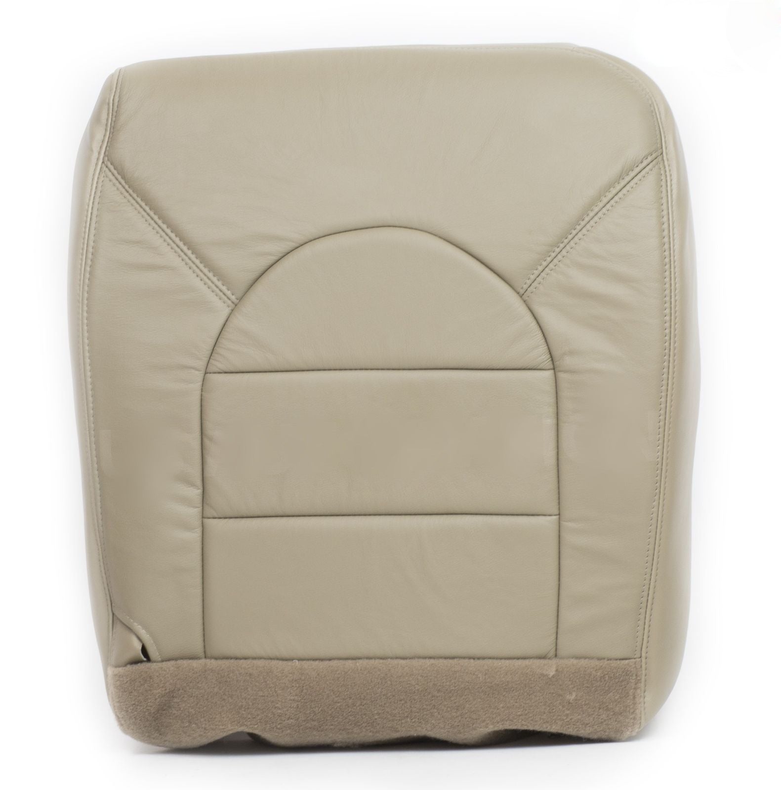 1999 Ford F-250 F-350 Lariat Passenger Bottom Replacement Leather Seat Cover Tan