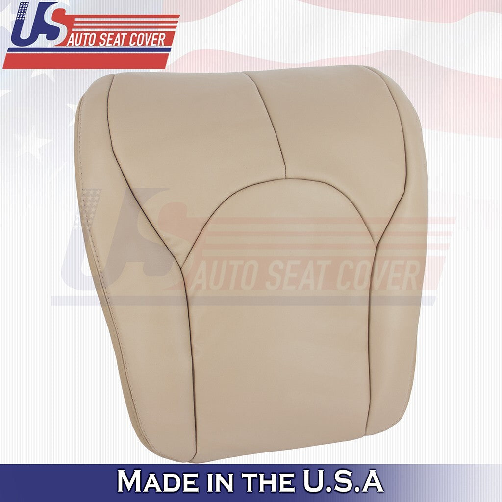 1996 to 2002 For Mercedes Benz SL500 Driver Top &Bottom Leather Seat Cover Tan